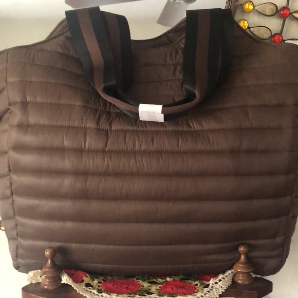 NWT THINK ROYLN Hampton Oversize Shopper w:Matching Pouch & C/B Strap - Picture 3 of 7